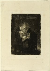 La Veille - Jean Francois Millet