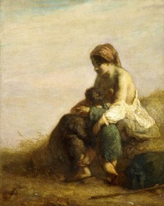 Les Vagabonds - Jean Francois Millet
