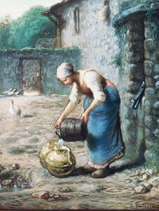 La femme au puits - Jean Francois Millet