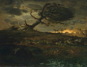 La rafale de vent, 1871-73 - Jean Francois Millet