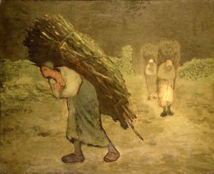 Hiver : Les ramasseurs de fagots - Jean Francois Millet
