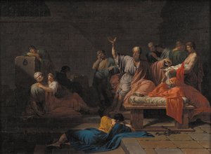 La Mort de Socrate, vers 1786 - Jean François Pierre Peyron