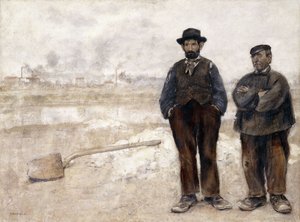 Les deux ouvriers - Jean Francois Raffaelli
