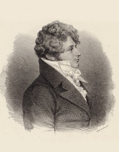 Portrait du pianiste et compositeur Daniel Steibelt 1765-1823, 1834 - Jean François Benard