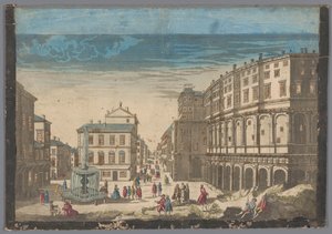 Vue du Théâtre de Marcellus à Rome