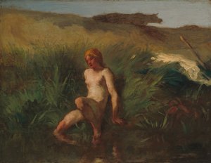La Baigneuse - Jean Francois Millet