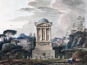 Conception de la fontaine à Poltava - Jean François Thomas de Thomon