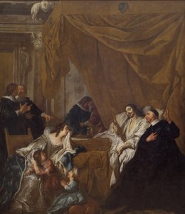 Saint Vincent de Paul au chevet de Louis XIII