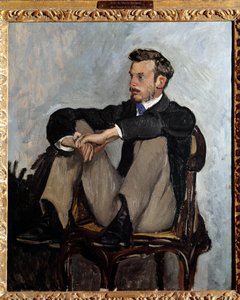 Portrait du peintre Pierre Auguste Renoir - Jean Frederic Bazille