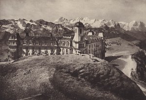Hotel Rigi Kulm, Blick auf Berneralpen - Jean Gaberell
