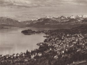 Suisse : Le lac de Zurich, Horgen, l