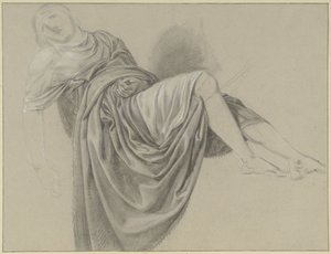 Étude de draperie d