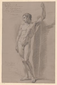 Nu masculin debout, vu de face (1er prix 1776)
