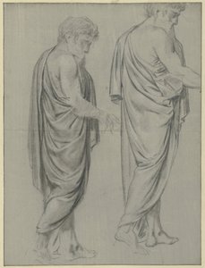 Deux études de draperie d