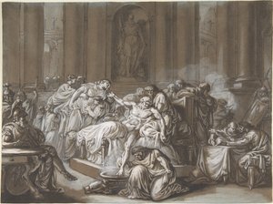 La mort de Sénèque - Jean Guillaume Moitte
