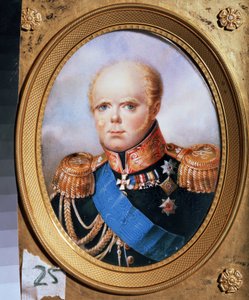 Portrait du grand-duc Constantin Pavlovitch de Russie - Jean Henri Benner