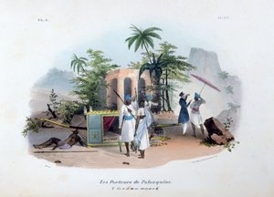 Porteurs de palanquins, 1828