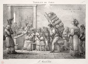 Scènes de Paris : Le Mont-de-Piété - Jean Henri Marlet