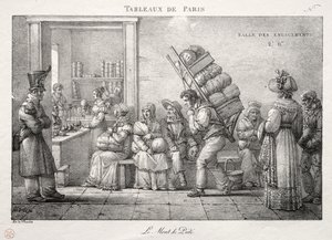 Scènes de Paris : Le Mont-de-Piété - Jean Henri Marlet