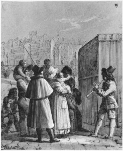 Le marionnettiste sur le Pont Neuf - Jean Henri Marlet