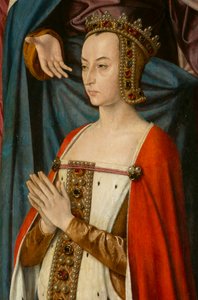 Duchesse Anne de Beaujeu, (détail) Triptyque du maître de Moulins