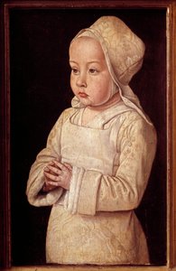 Portrait de Suzanne de Bourbon (1491-1521) dite Enfant en prière, fille d