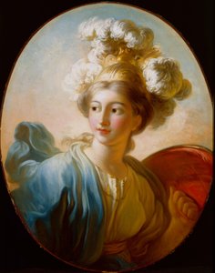 La déesse Minerve - Jean Honore Fragonard