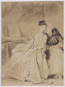 La Conversation Intime - Jean Honore Fragonard
