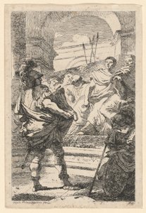 Mucius Scaevola - Jean Honoré Fragonard after Giovanni Battista Tiepolo