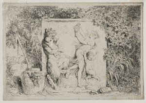 Bacchanales : La danse des satyres, 1763 - Jean Honore Fragonard