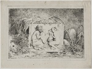 Bacchanales : La famille du satyre - Jean Honore Fragonard
