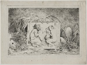 Bacchanales : La famille des satyres - Jean Honore Fragonard