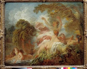 Baigneuses - Jean Honore Fragonard