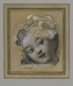 Fille avec un bonnet - Jean Honore Fragonard