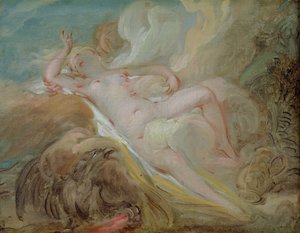 Jupiter et Io - Jean Honore Fragonard