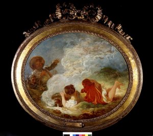 Le Pot au lait par Fragonard, sd. 18ème siècle