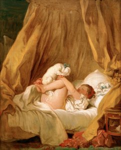 Fille avec chien