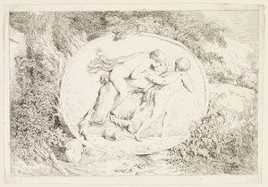 Nymphe montée sur le dos d