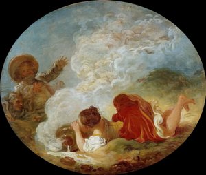 Perrette et le pot au lait Les Fables de La Fontaine, vers 1770 - Jean Honore Fragonard