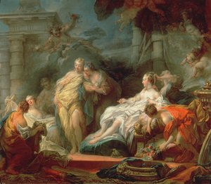 Psyché montrant à ses sœurs ses cadeaux de Cupidon, 1753 - Jean Honore Fragonard
