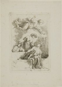 Les Disciples au tombeau - Jean Honore Fragonard