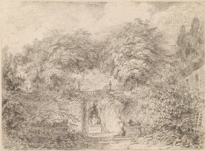 Le petit parc - Jean Honore Fragonard