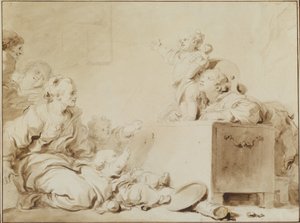 Le petit prédicateur - Jean Honore Fragonard