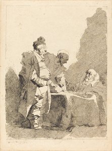 Les traitants - Jean Honore Fragonard