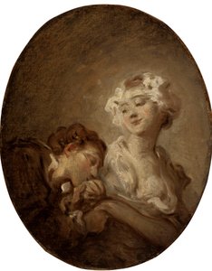 La coquette et le jeune homme - Jean Honore Fragonard