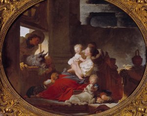 La famille heureuse - Jean Honore Fragonard