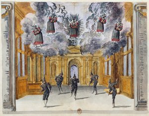 Décor de scène par Jean Berain l