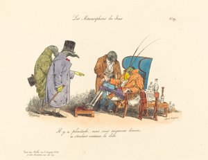 Le grillon malade - Jean Ignace Isidore Grandville