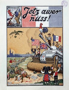 Le grand balayeur franco-américain-anglo. Une des illustrations du magazine 