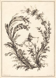 Ornement avec un singe